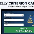 kelly criterion bet calculator